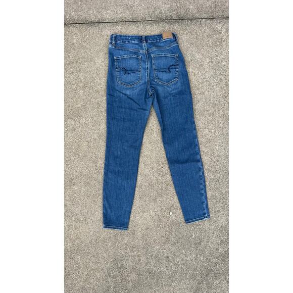 American Eagle Pants Women Sz 6 Regular Next Level Stretch Curvy Hi-Rise Jegging - Picture 7 of 8